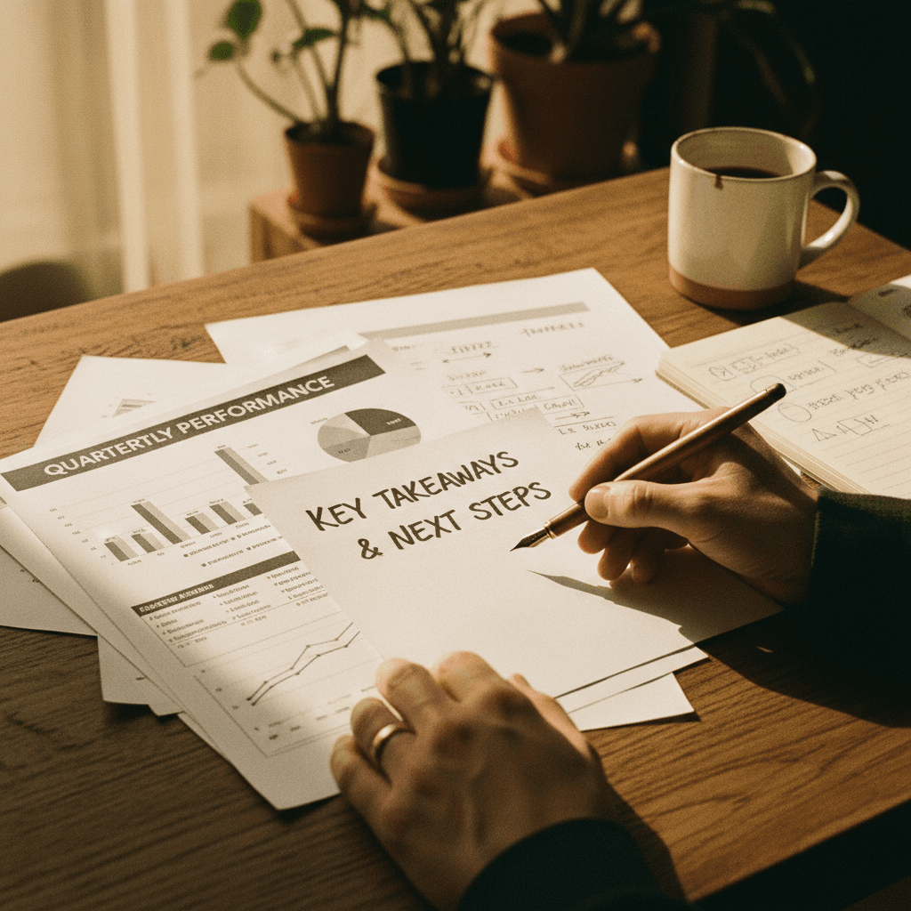 Agent performance reporting and strategy documentation