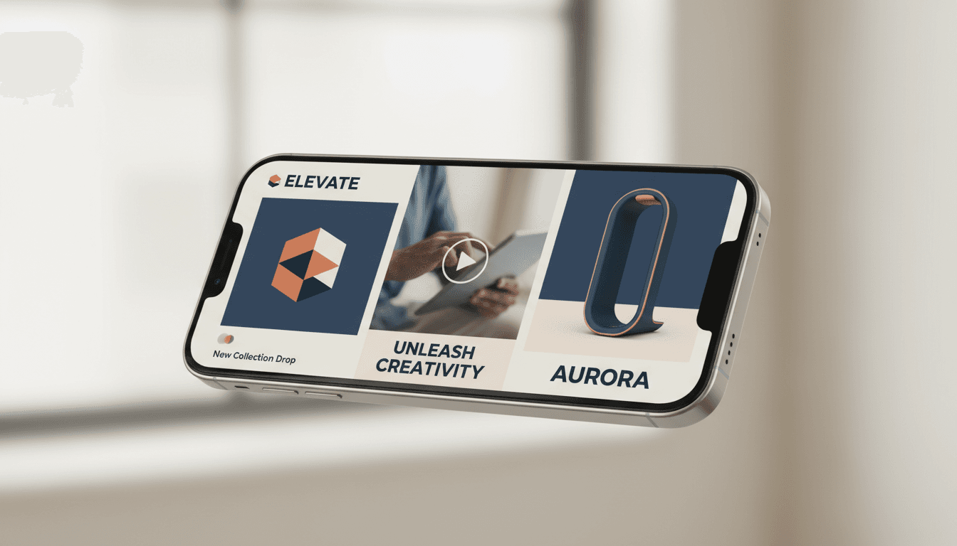 Multiple branded content outputs on mobile device