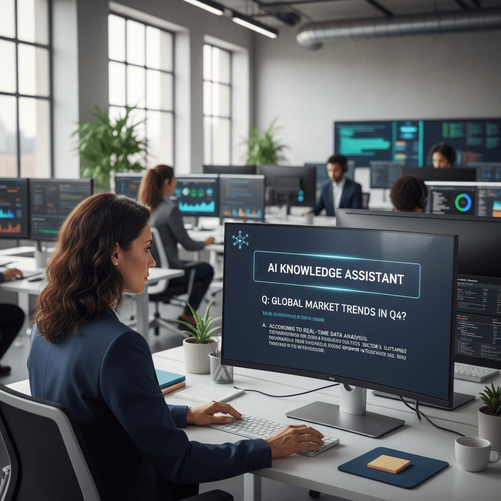 Enterprise knowledge assistant in action