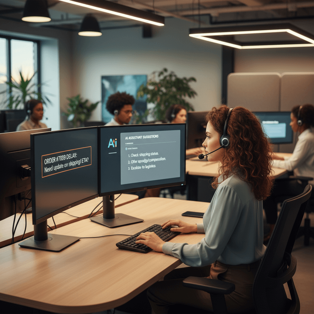 Support agent real-time assistance copilot