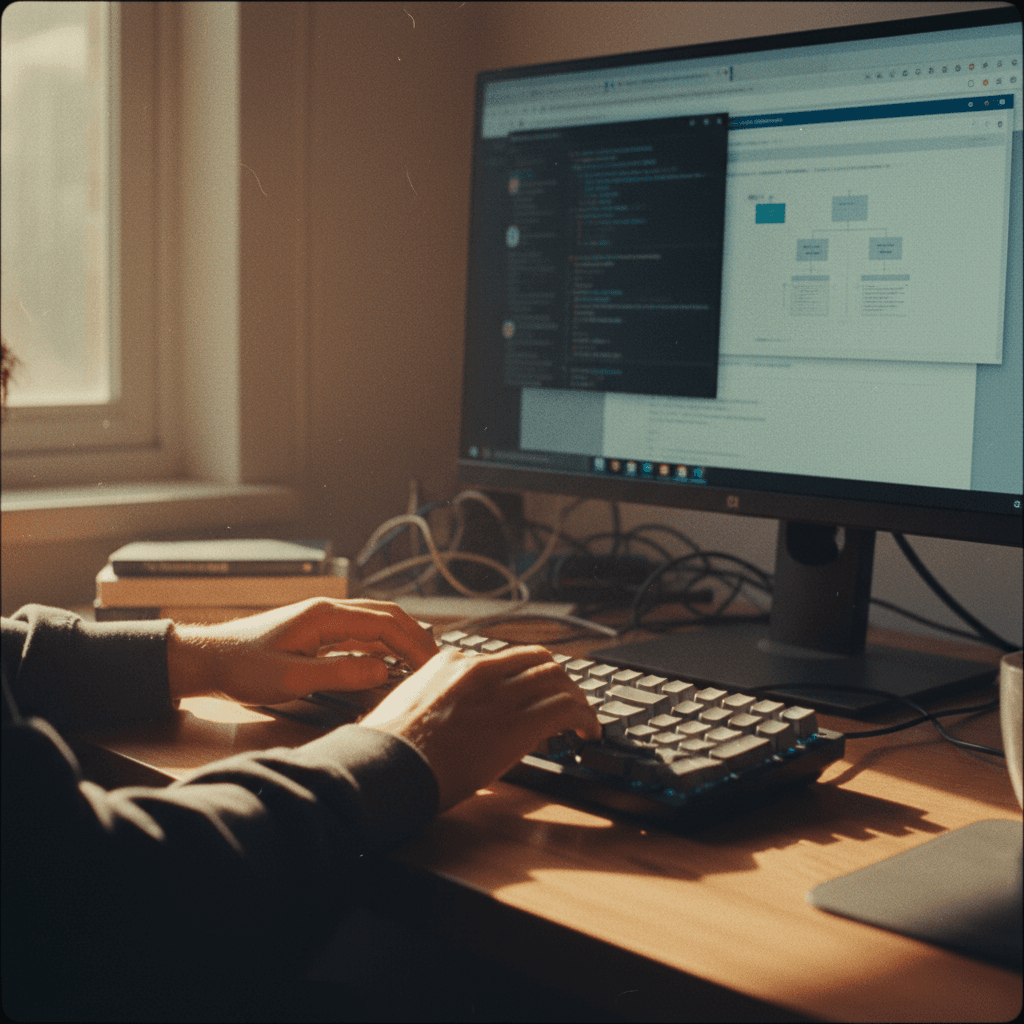 Custom API integration setup connecting multiple business tools and platforms