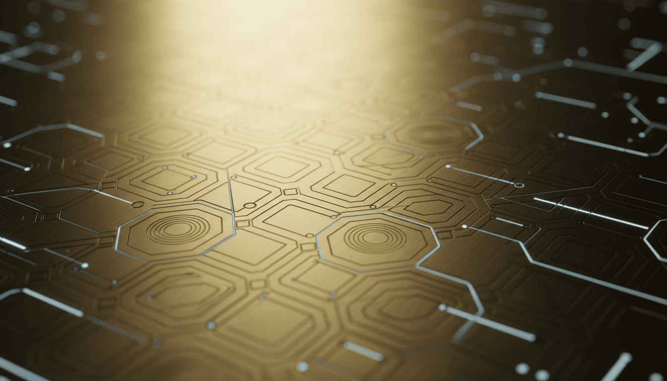 Metallic gold precision detail texture